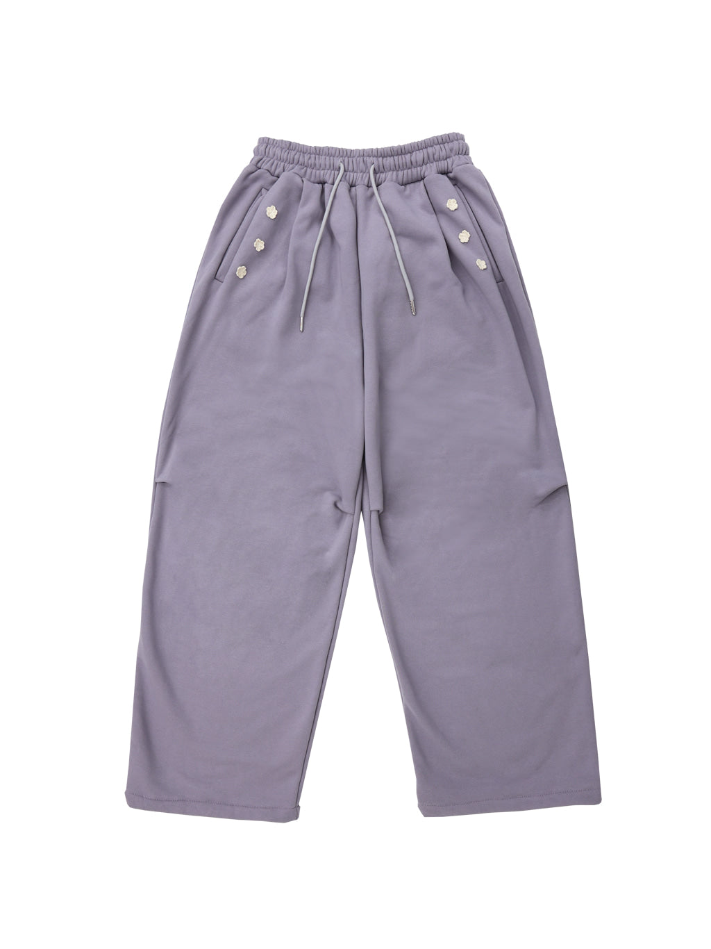 Crochet Sweat Pants (Mute Purple)