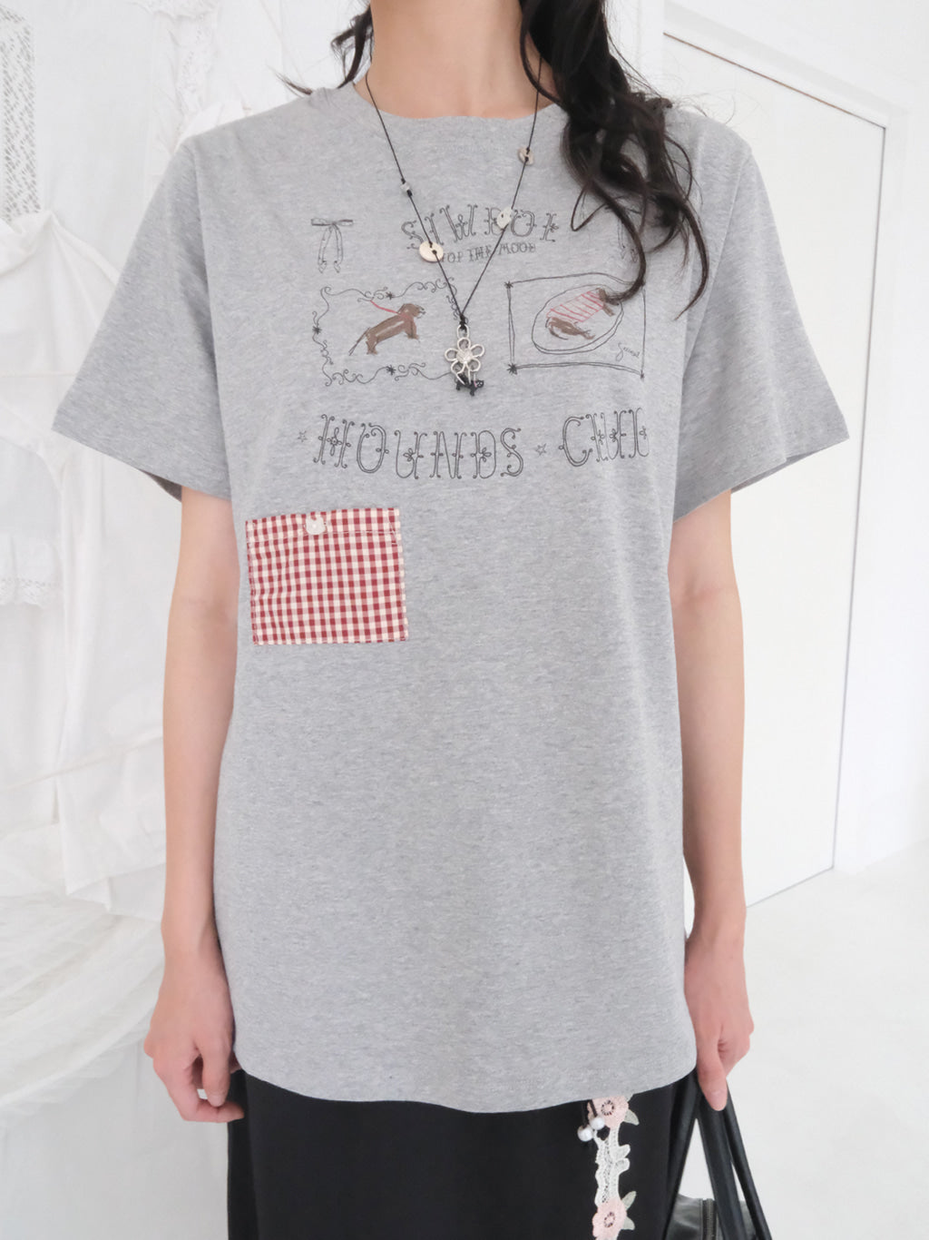 Hound Club Tee (Melange Grey)