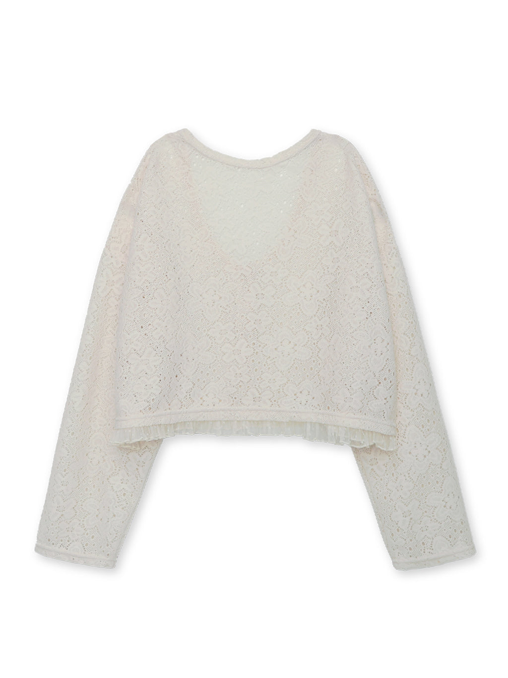 Moa Crop Cardigan (Ivory)
