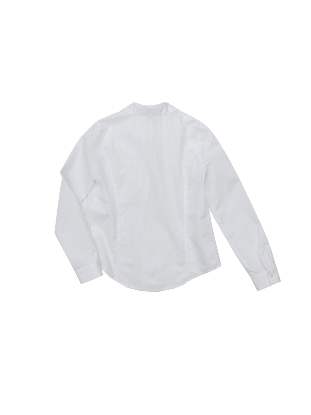 Silky Jacquard Shirt (White)