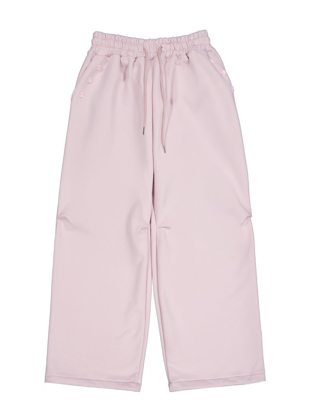 Crochet Sweat Pants (Baby Pink)