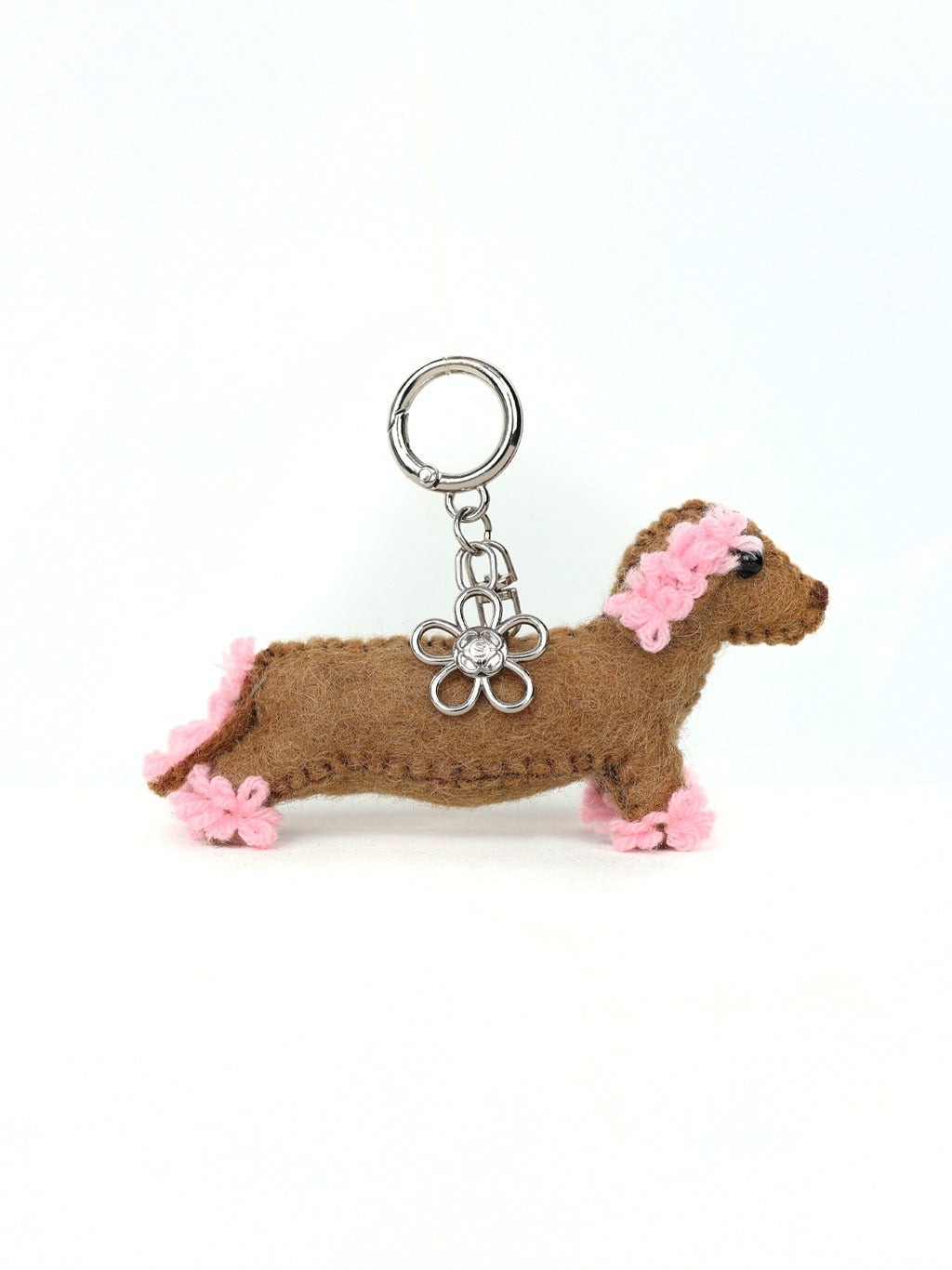 [New Zealand Wool] Worry Keyring (Brown)