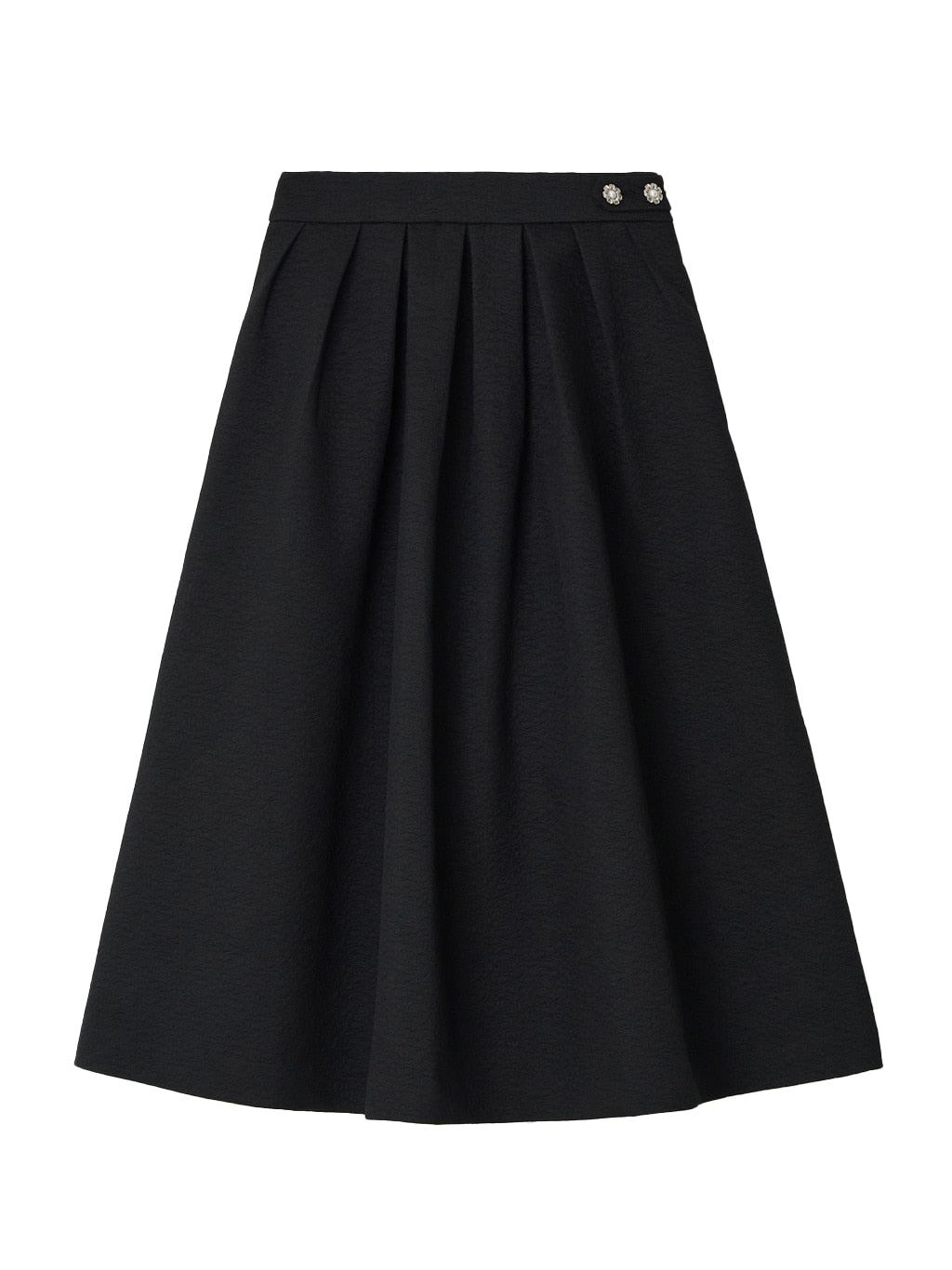 Rose Flared Skirt (Black)