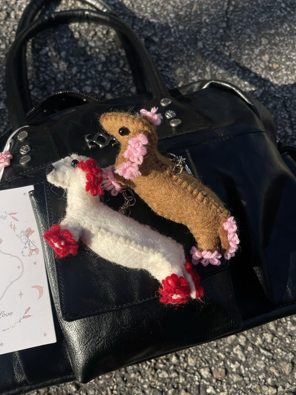 [New Zealand Wool] Worry Keyring (Brown)
