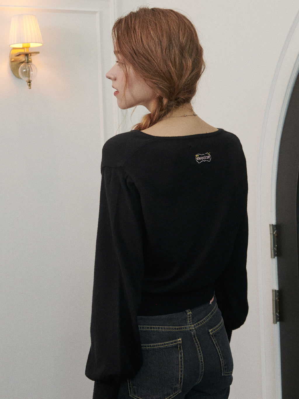 Emma Puff Knit (Black)