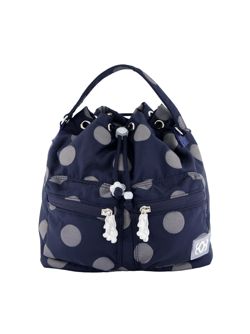 Dotty Bucket Bag (Navy)