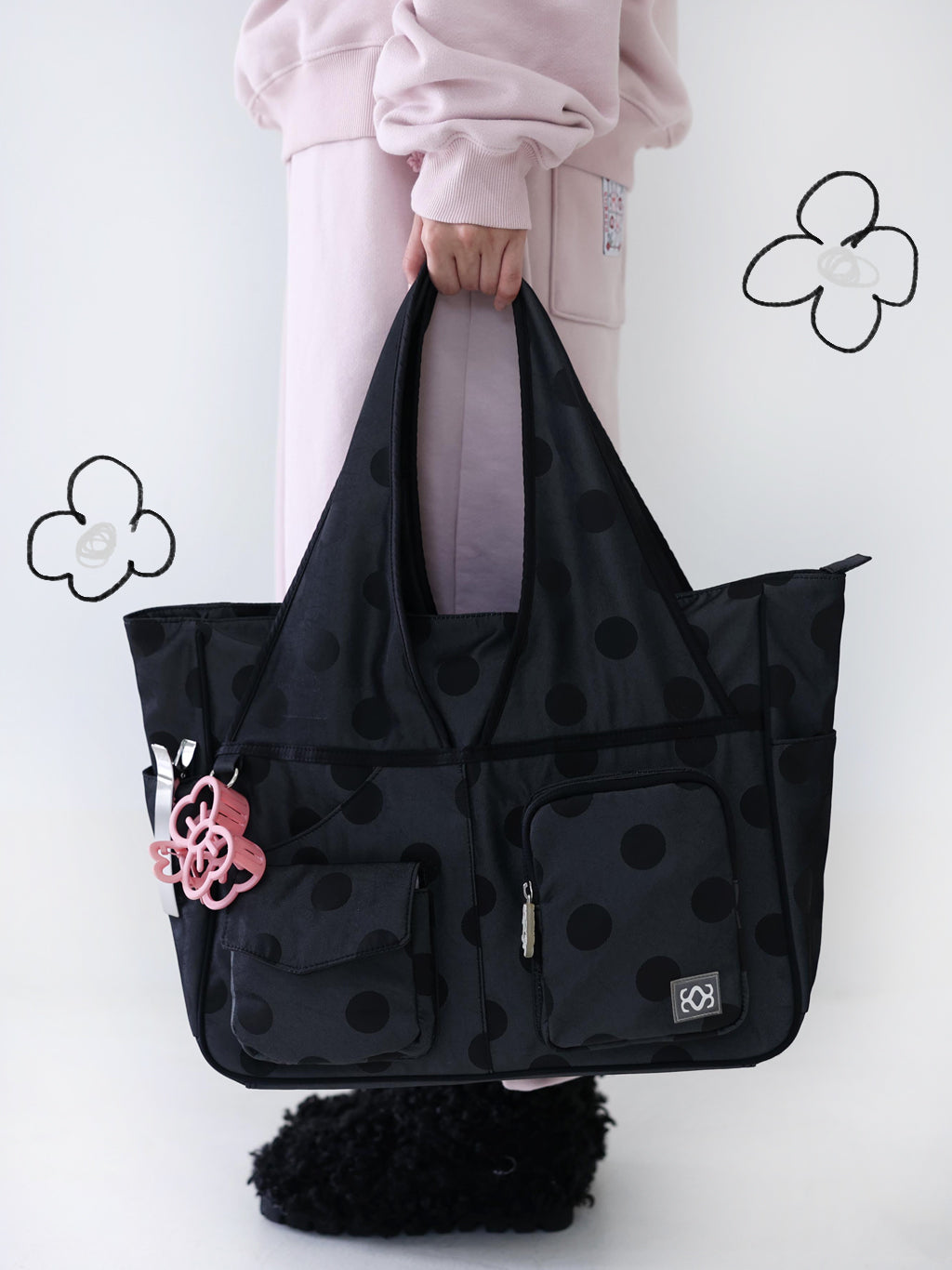 TIDI Work Bag (Dot Black)