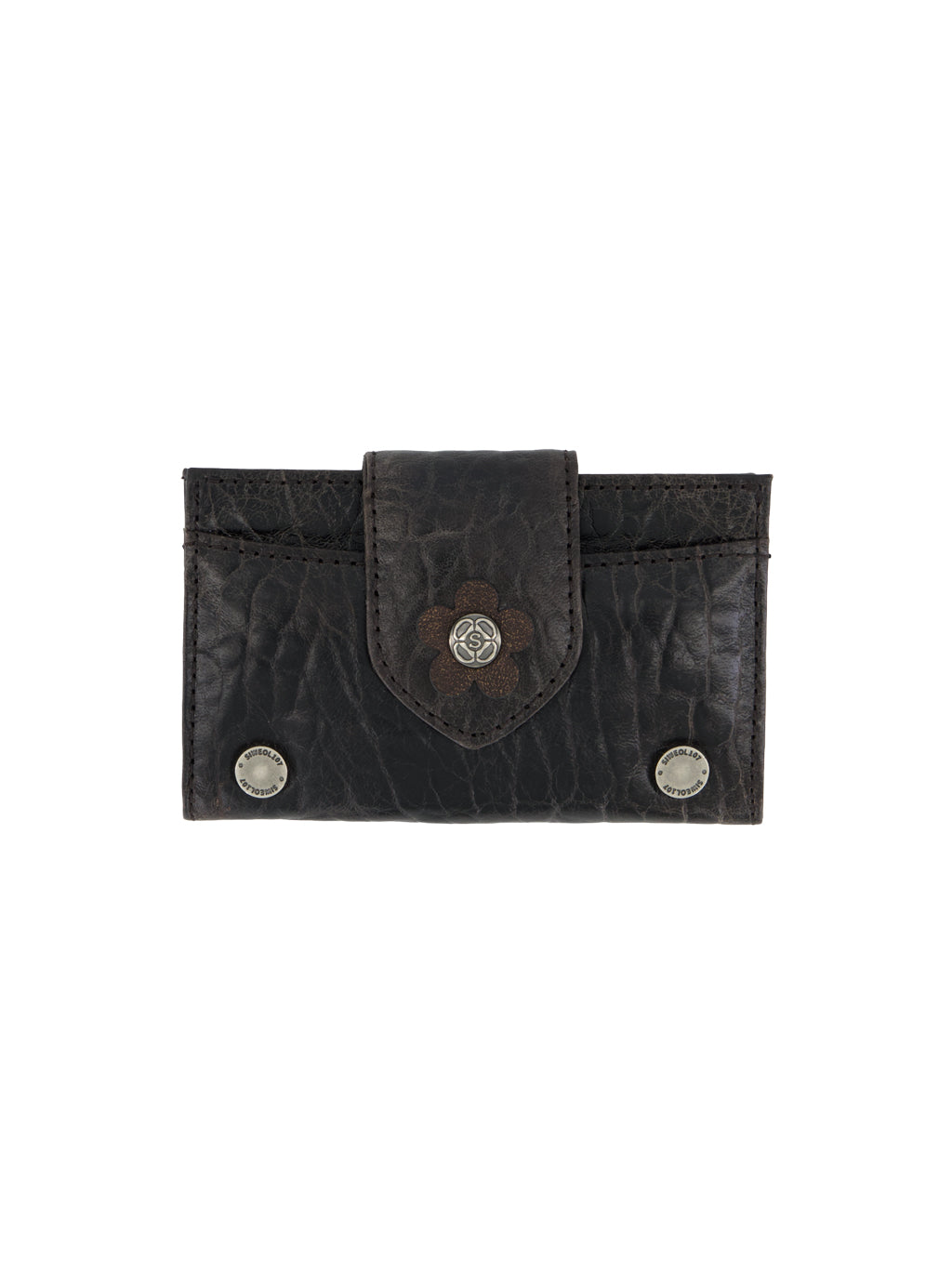 Fleur Card Wallet (Chocolate)