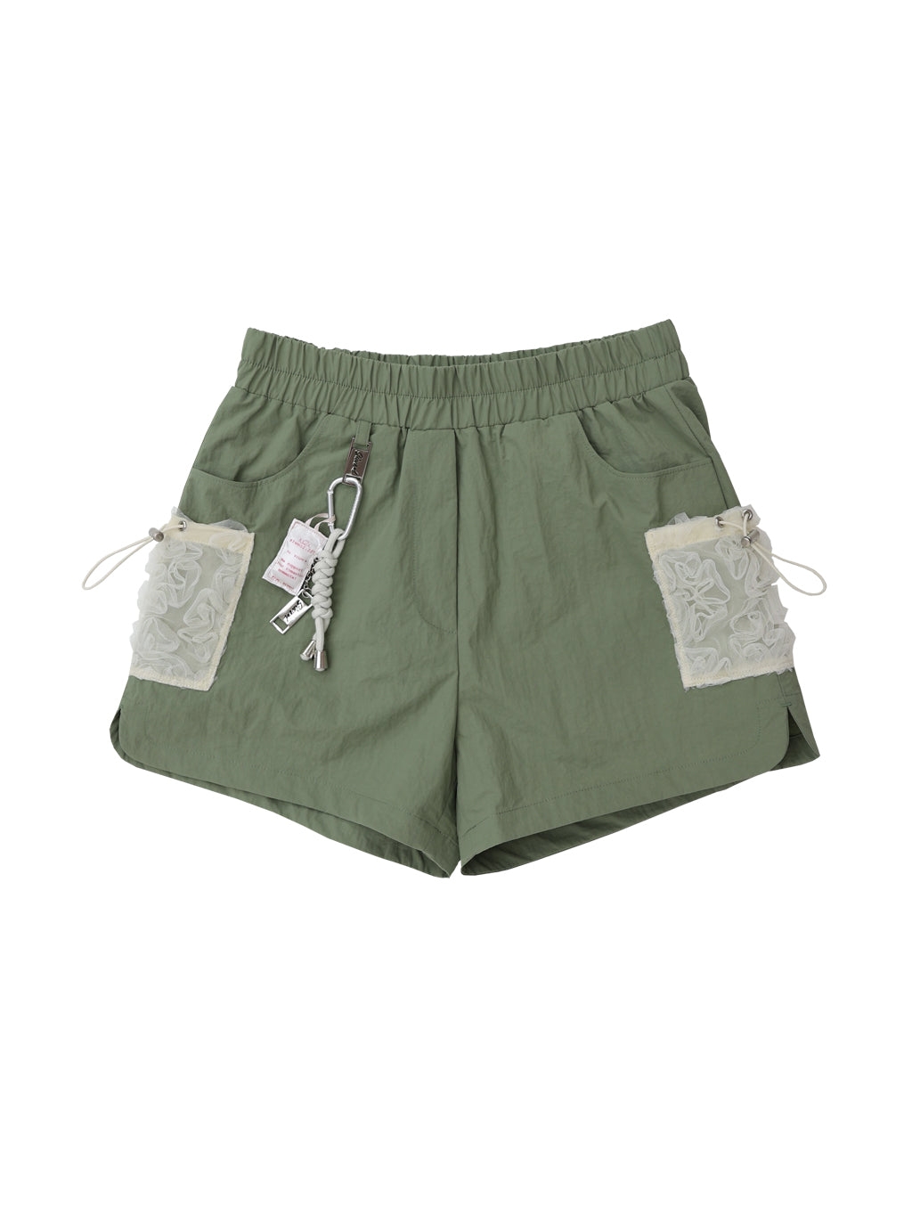 Lace Cargo Pants (Khaki)