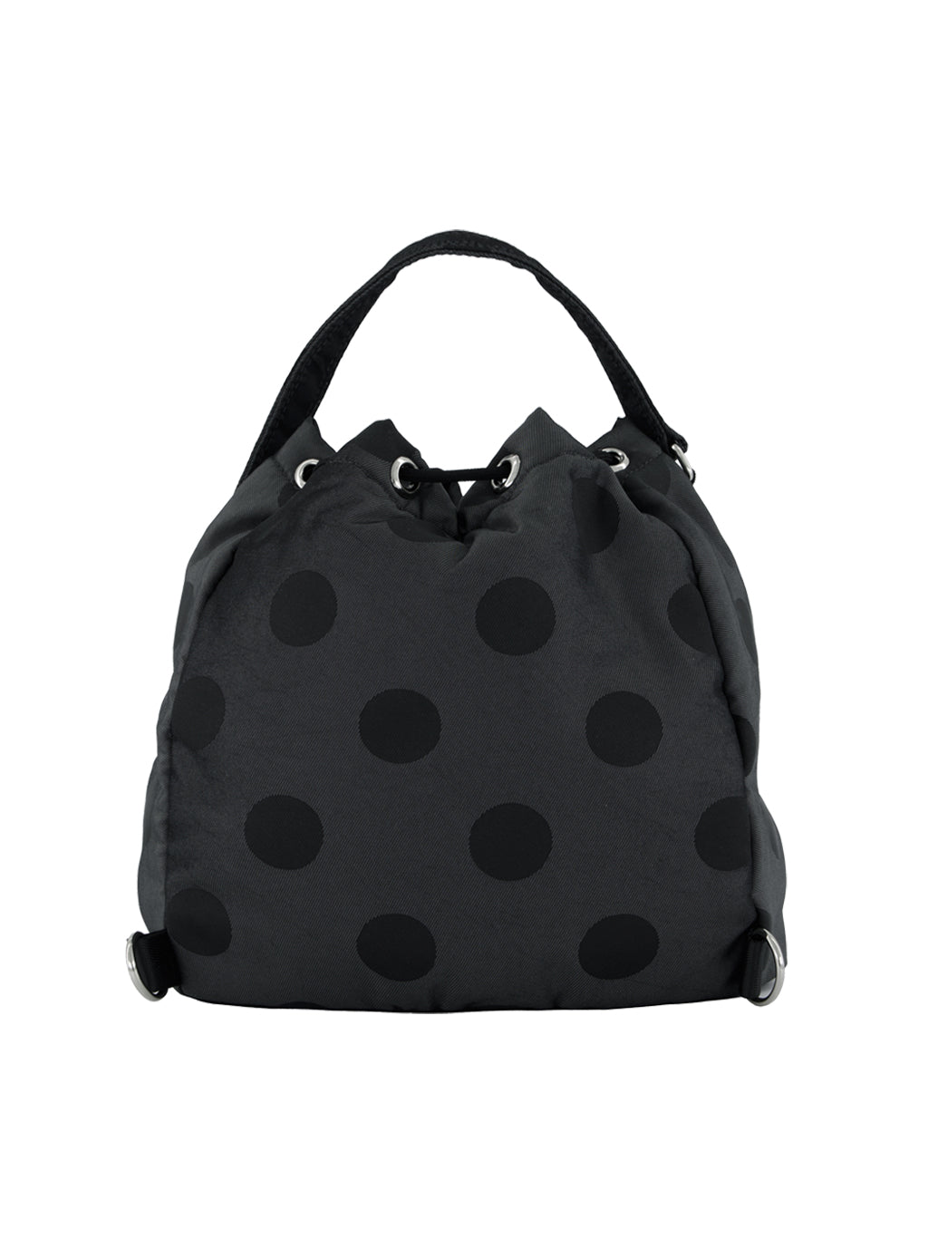 Dotty Bucket Bag (Black)