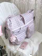 TIDI Work Bag (Check Pink)